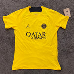 Air Jordan x PSG Football T-shirt Yellow Black