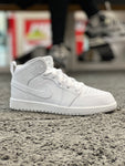 Air Jordan 1 Mid Triple White PS