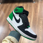 Air Jordan 1 Black Lucky Green