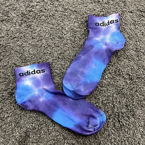 MB Tie Dye Adidas Socks Night