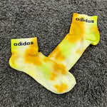MB Tie Dye Adidas Socks Shreks