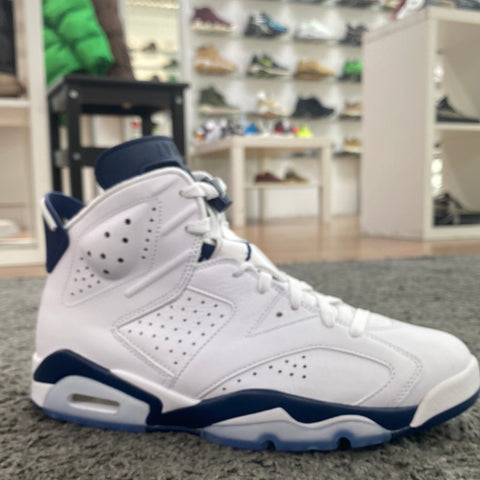 Air Jordan 6 White & Midnight Navy