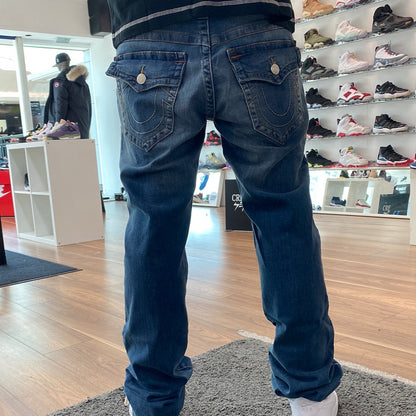 True Religion Blue Ricky Flap Jeans