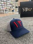 3RT1N Cap Navy Red Trucker