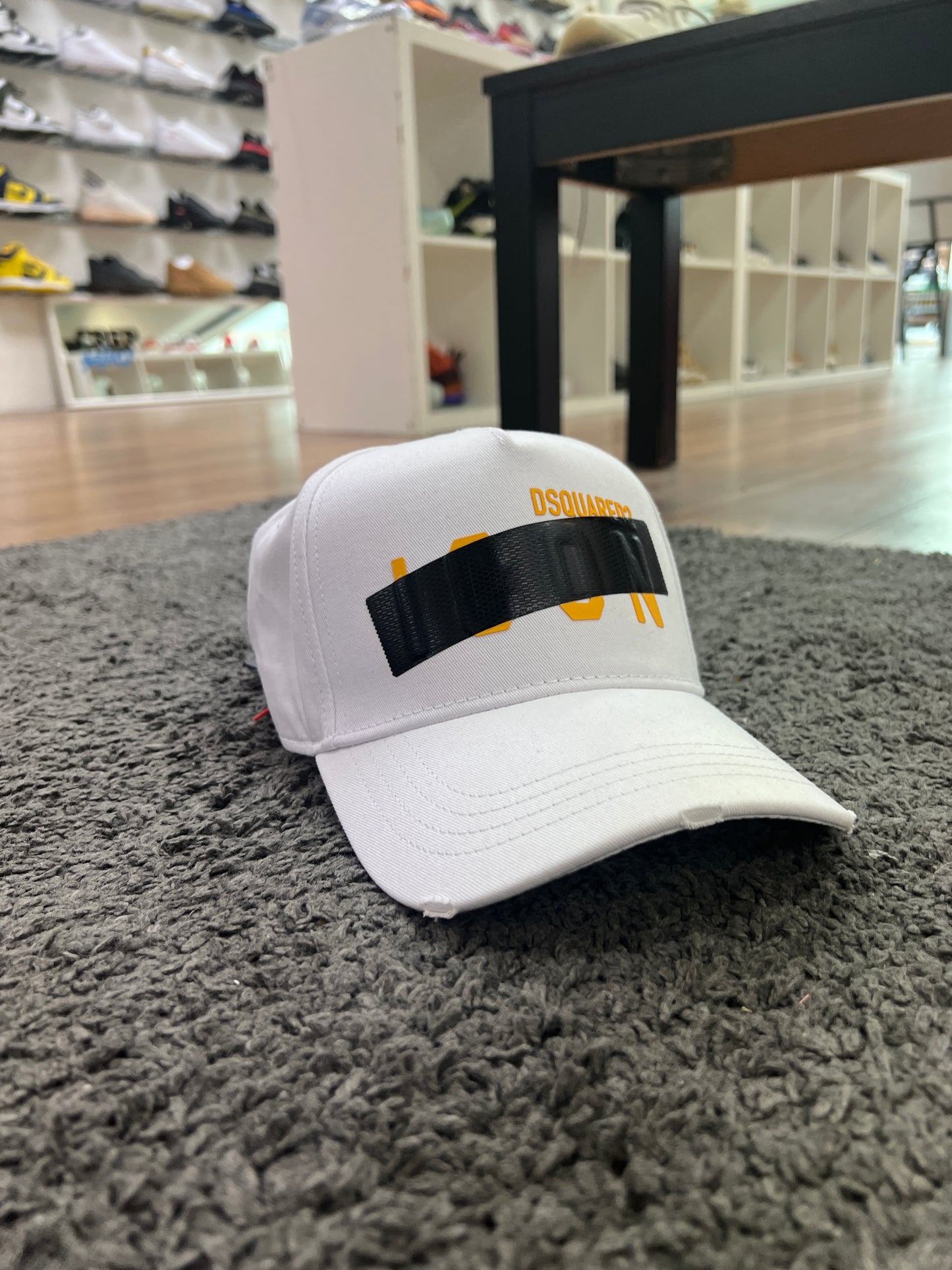 Dsquared2 Logo Cap White Blank