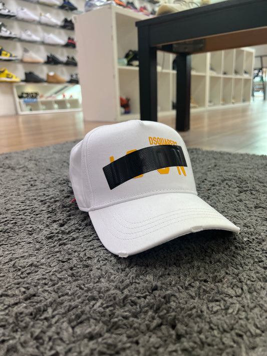 Dsquared2 Logo Cap White Blank