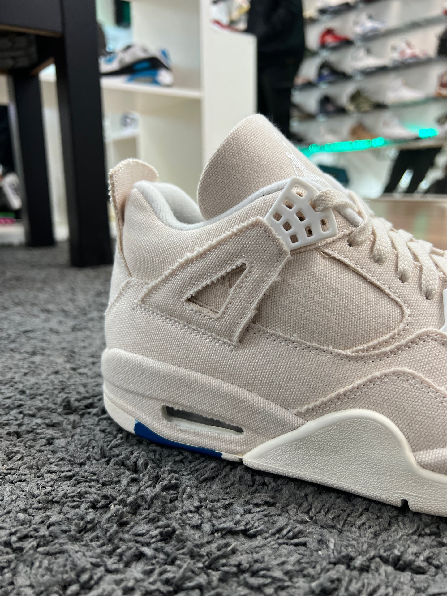 Air Jordan 4 Blank Canvas Sail