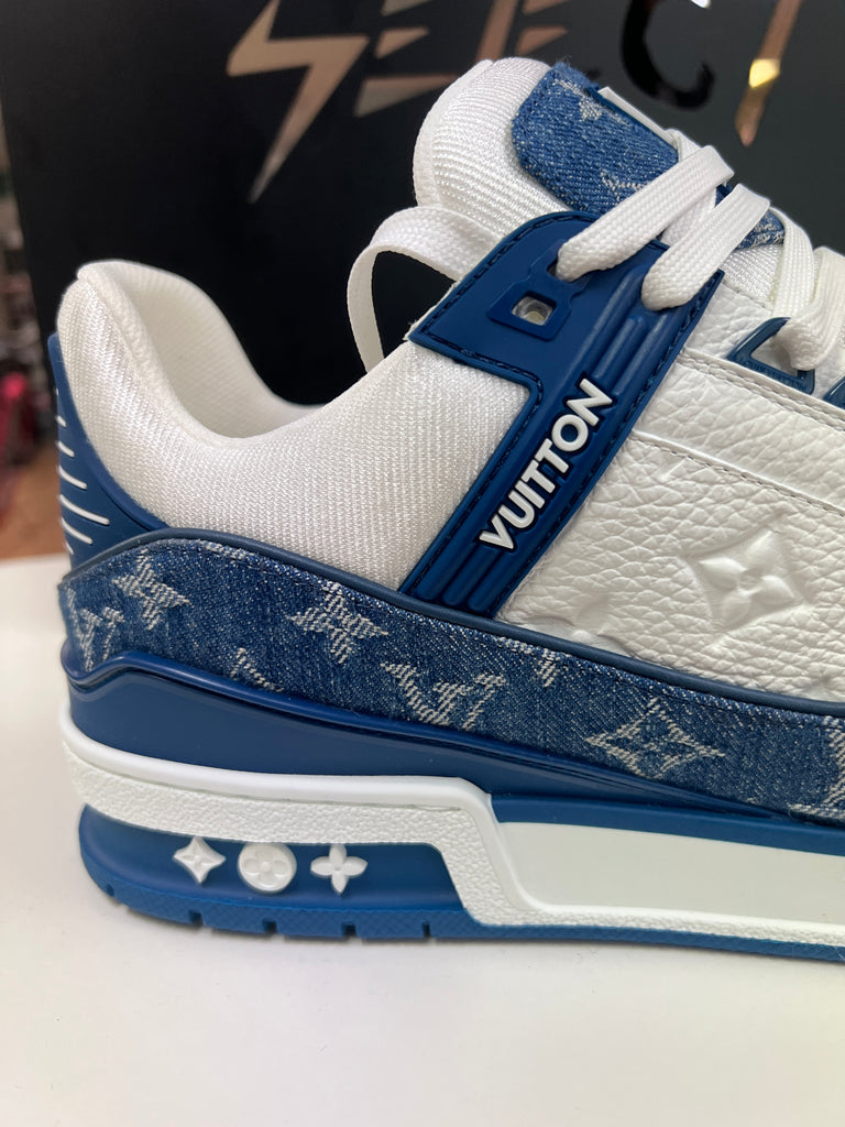 Louis Vuitton LV Trainer Signature Blue – Crep Select