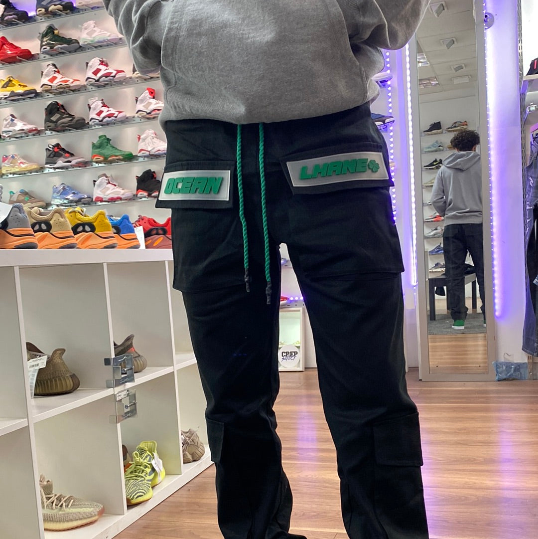 Ocean Lhane Black Green Cargo