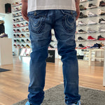 True Religion Rocco Blue Flap Super T Jeans