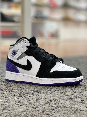 Air Jordan 1 Mid GS SE Varsity Purple