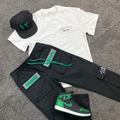 Ocean Lhane Black Green Cargo