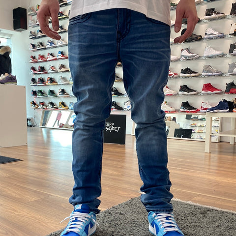 True Religion Rocco Blue Flap Super T Jeans
